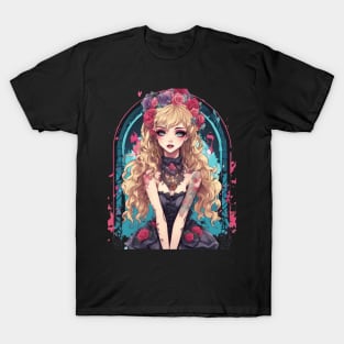 Anime Harajuku Goth Girl T-Shirt